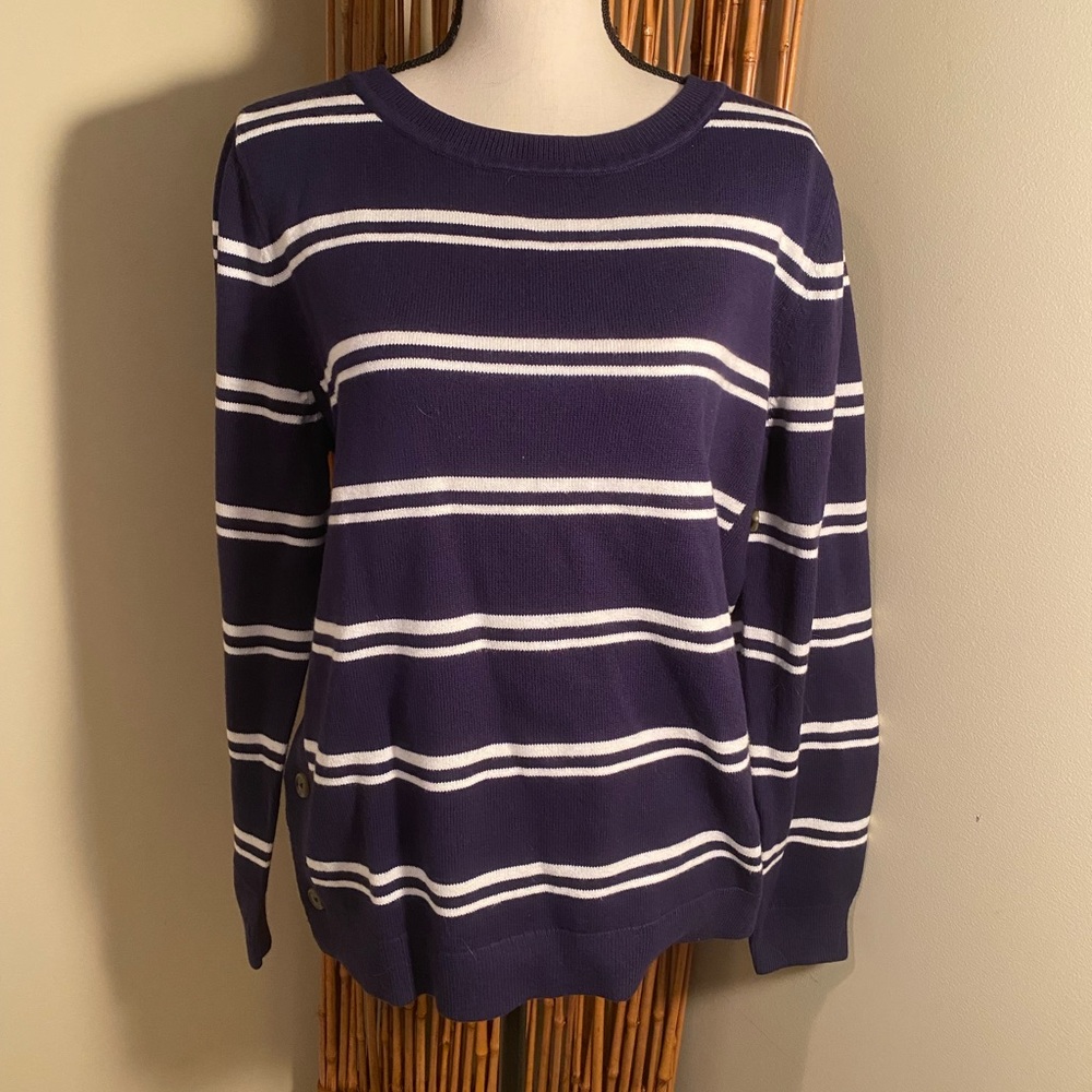 Navy/white Breton sweater